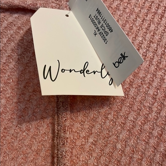 Pink Ribbed Knit Sweater - Picture 4 of 6